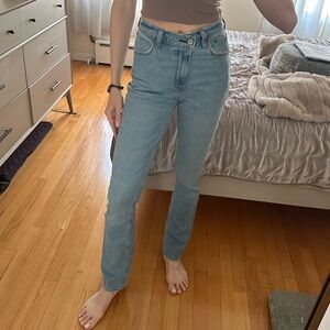 Abercrombie straight leg slim fit jeans